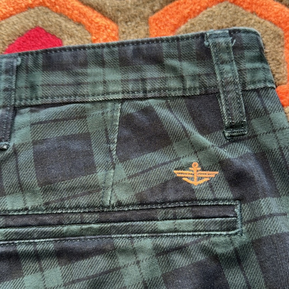 Dockers Alpha Plaid Tartan Trousers Men's 34x32